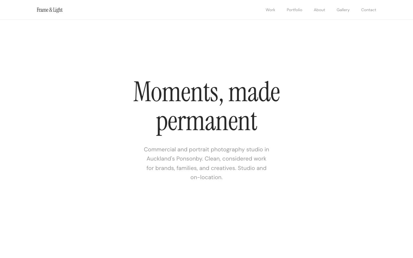 Frame & Light preview