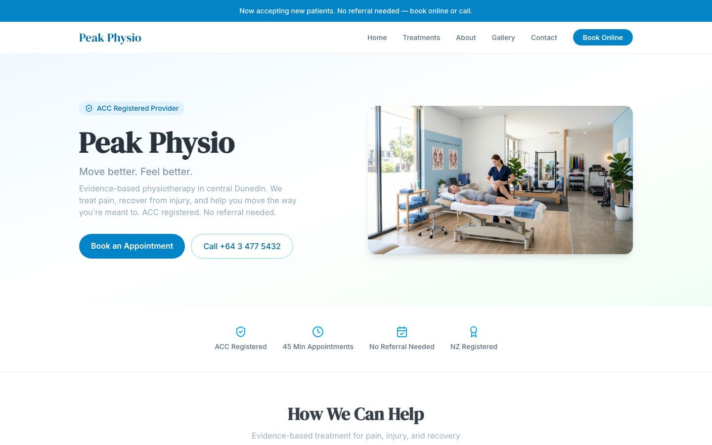 Peak Physio preview
