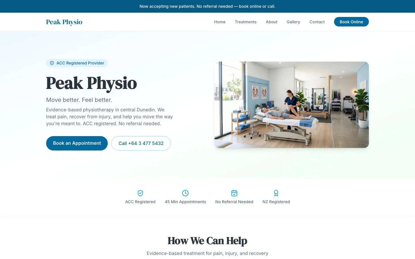Peak Physio preview