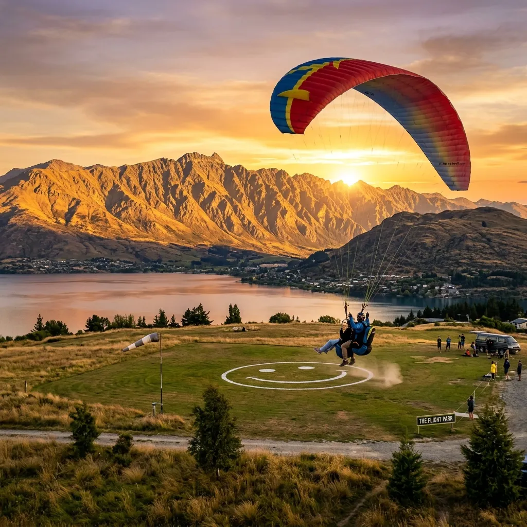 Golden hour from 1800m. Not a bad office.