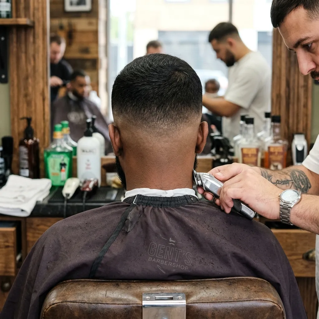 Clean fade, clean lines. Walk-ins welcome all day.