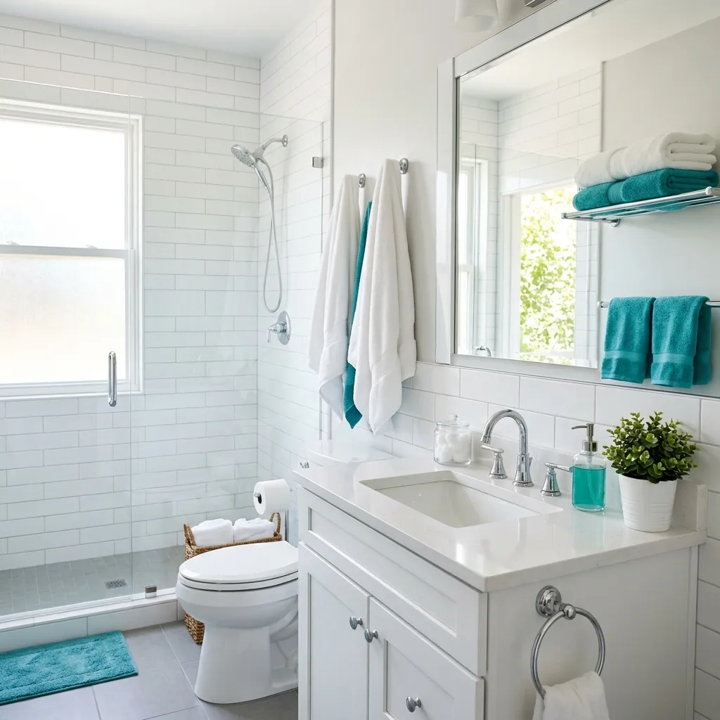 Sparkling clean bathroom