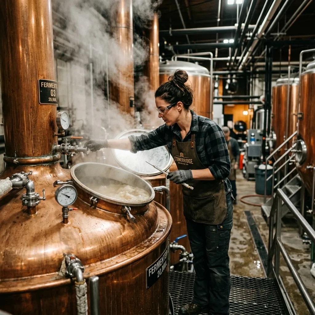 Friday night in the taproom. Pizza, pints, and @lucymaymusic on the mic.
