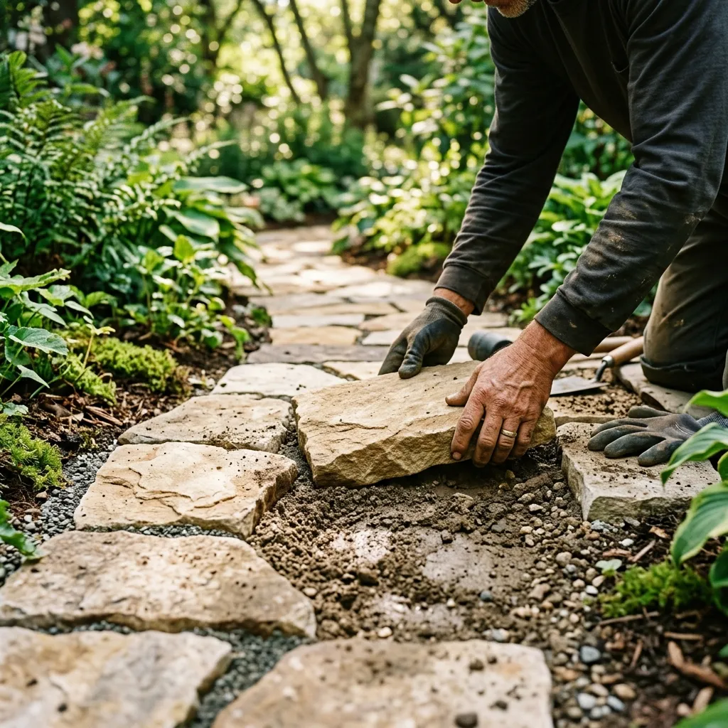 Stone paving craftsmanship