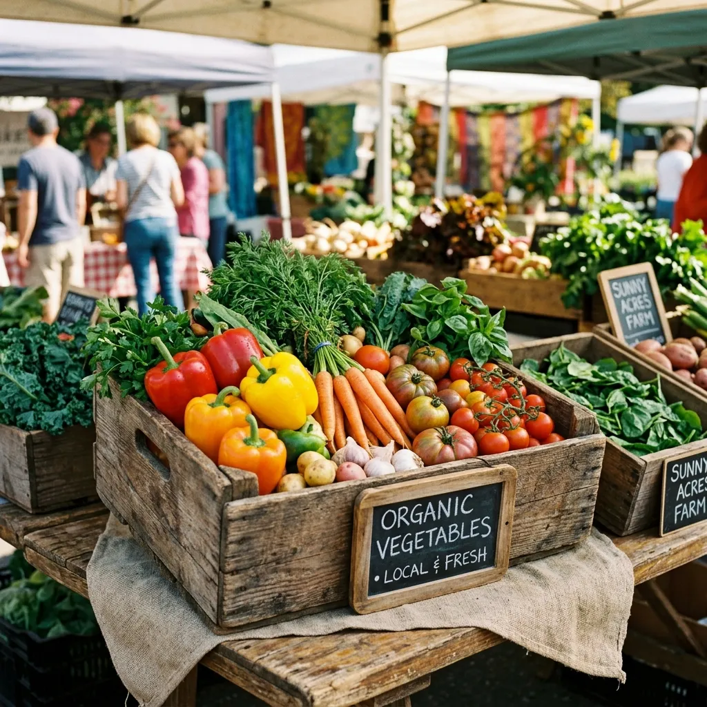 Saturday market in full swing. Feijoas flying off the table this week.