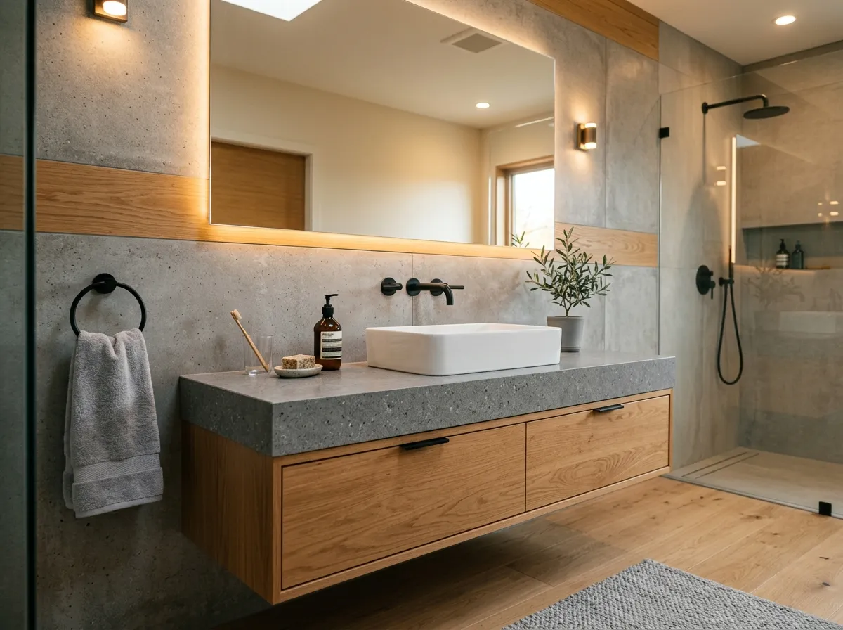 Stoneware vase collection in ash glaze