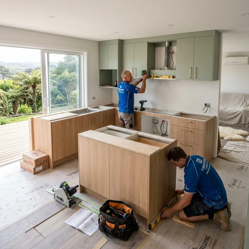 Kitchen reno coming together nicely in Merivale. Custom cabinetry going in this week.