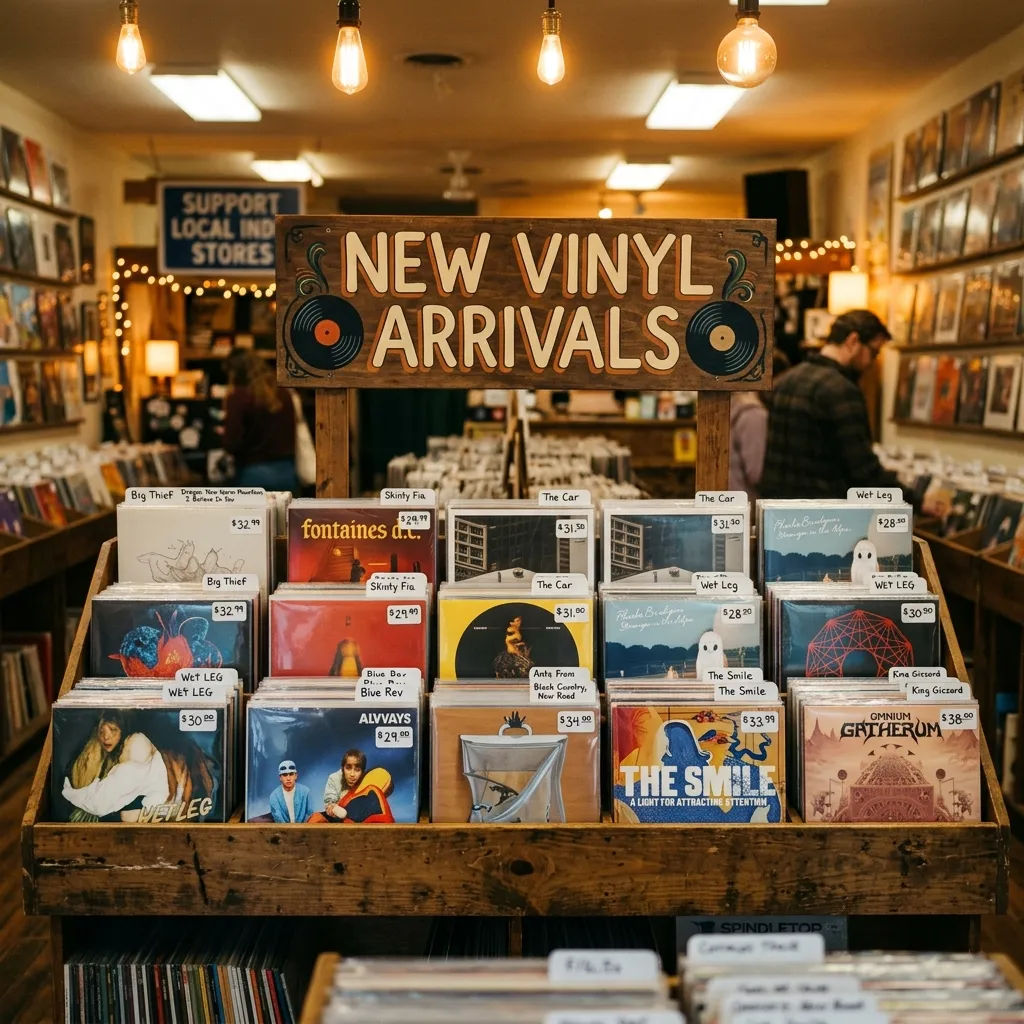 Staff pick of the week: Aldous Harding 'Warm Chris' on teal vinyl. Stunning.